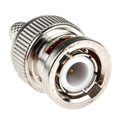 RS PRO, Plug Cable Mount BNC Connector, 50Ω, Crimp Termination, Straight Body