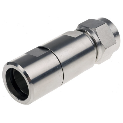 RS PRO, Plug Cable Mount N Connector, 50Ω, Clamp Termination, Straight Body