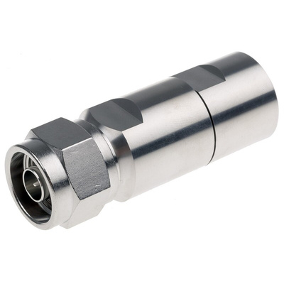 RS PRO, Plug Cable Mount N Connector, 50Ω, Clamp Termination, Straight Body