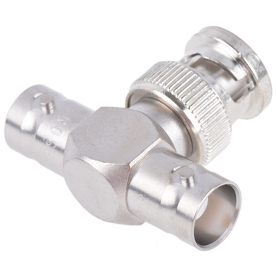 Rosenberger Tee 50Ω RF Adapter BNC Socket to BNC Plug 10GHz