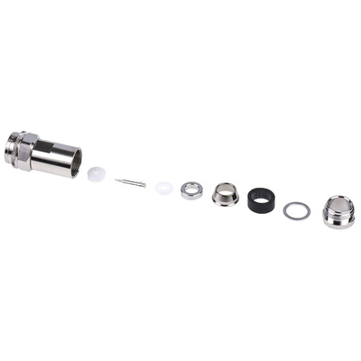 Telegartner, Plug Cable Mount N Connector, 50Ω, Solder Termination, Straight Body