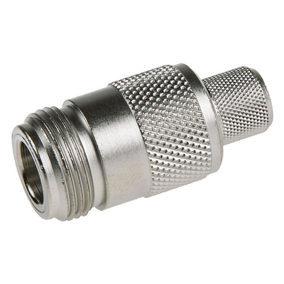 Telegartner, jack Cable Mount N Connector, 50Ω, Crimp Termination, Straight Body
