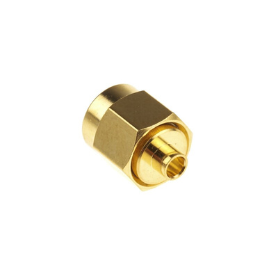 RS PRO, Plug Cable Mount SMA Connector, 50Ω, Solder Termination, Straight Body
