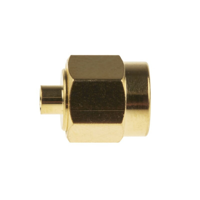 RS PRO, Plug Cable Mount SMA Connector, 50Ω, Solder Termination, Straight Body