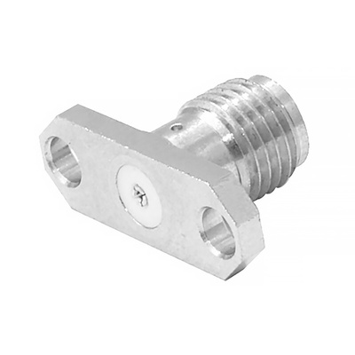 RS PRO Female, Male Flange Mount SMA Connector, 50Ω, Solder Termination, Straight Body