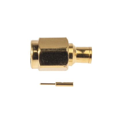 RS PRO, Plug Cable Mount MCX Connector, 50Ω, Solder Termination, Straight Body