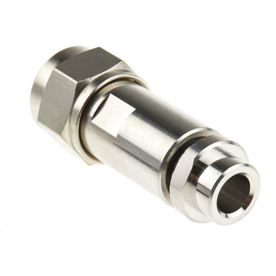 RS PRO, Plug Cable Mount N Connector, 50Ω, Solder Termination, Straight Body