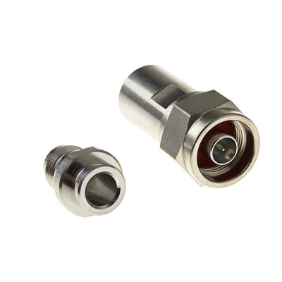 RS PRO, Plug Cable Mount N Connector, 50Ω, Solder Termination, Straight Body