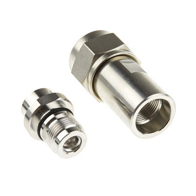 RS PRO, Plug Cable Mount N Connector, 50Ω, Solder Termination, Straight Body