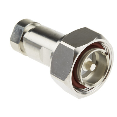 RS PRO, Plug Cable Mount 7/16 Connector, 50Ω, Solder Termination, Straight Body