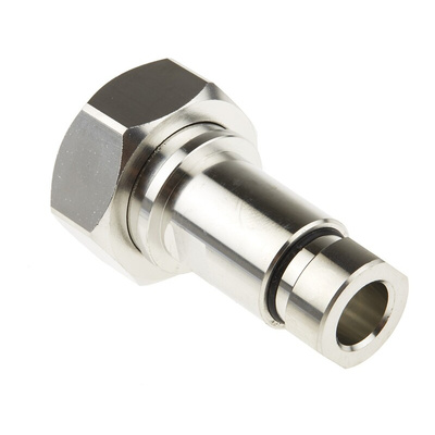 RS PRO, Plug Cable Mount 7/16 Connector, 50Ω, Solder Termination, Straight Body