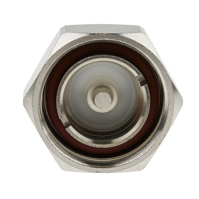 RS PRO, Plug Cable Mount 7/16 Connector, 50Ω, Solder Termination, Straight Body