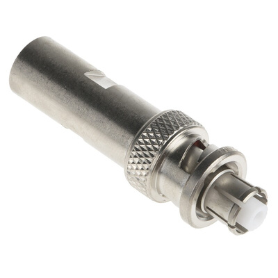 Radiall SHV Series, Plug Cable Mount BNC Connector, 50Ω, Clamp Termination, Straight Body