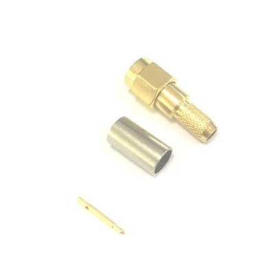 RS PRO, Plug Cable Mount SMA Connector, 50Ω, Straight Body