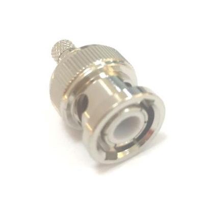 RS PRO, Plug Cable Mount BNC Connector, 75Ω, Crimp Termination, Straight Body