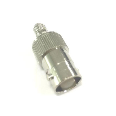 RS PRO, jack Cable Mount BNC Connector, 50Ω, Crimp Termination, Straight Body
