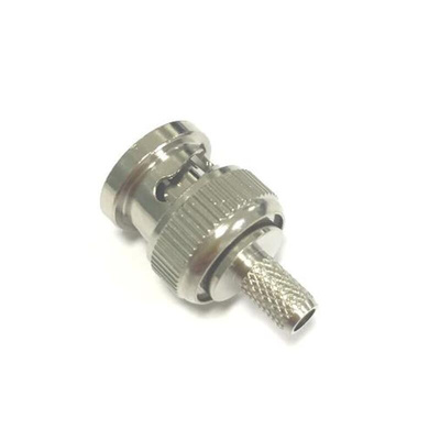 RS PRO, Plug Cable Mount BNC Connector, 50Ω, Straight Body