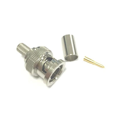 RS PRO, Plug Cable Mount BNC Connector, 75Ω, Straight Body