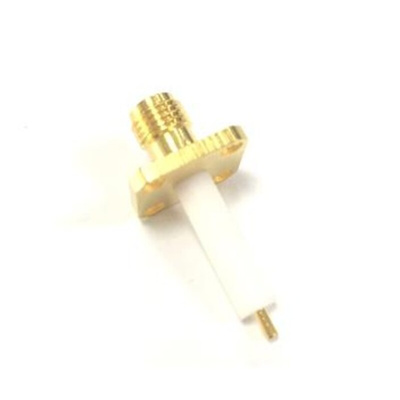 RS PRO, jack Flange Mount SMA Connector, 50Ω, Solder Termination, Straight Body