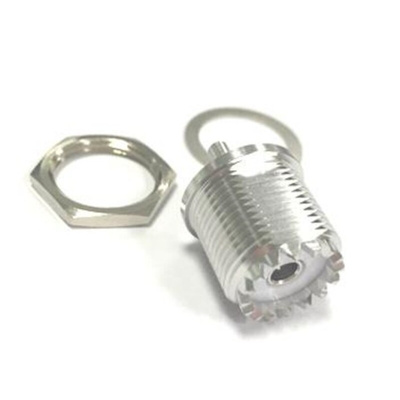 RS PRO, jack Cable Mount UHF Connector, 50Ω, Solder Termination, Straight Body