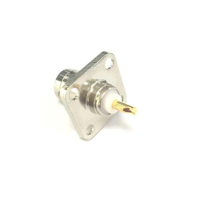 RS PRO, jack Flange Mount BNC Connector, 50Ω, Straight Body