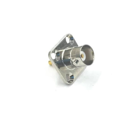 RS PRO, jack Flange Mount BNC Connector, 50Ω, Straight Body