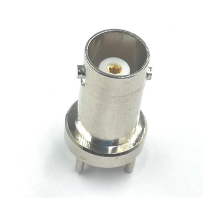 RS PRO, jack PCB Mount BNC Connector, 50Ω, Through Hole Termination, Vertical Body