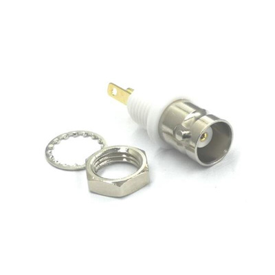 RS PRO, jack Panel Mount BNC Connector, 50Ω, Vertical Body