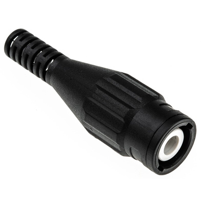 Staubli, Plug Cable Mount BNC Connector, Crimp Termination, Straight Body