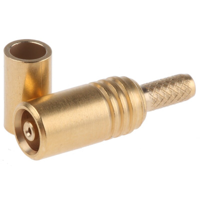 Radiall, jack Cable Mount MCX Connector, 50Ω, Crimp Termination, Straight Body