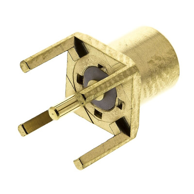 Radiall, jack Through Hole MCX Connector, 50Ω, Solder Termination, Straight Body
