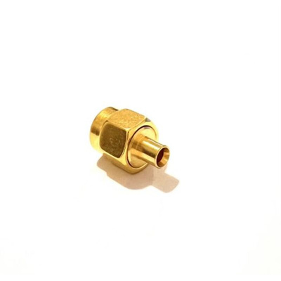 RS PRO, Plug Cable Mount SMA Connector, 50Ω, Solder Termination, Straight Body
