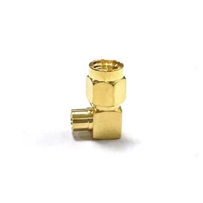 RS PRO, Plug Cable Mount SMA Connector, 50Ω, Solder Termination, Right Angle Body