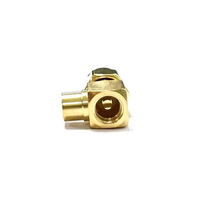 RS PRO, Plug Cable Mount SMA Connector, 50Ω, Solder Termination, Right Angle Body