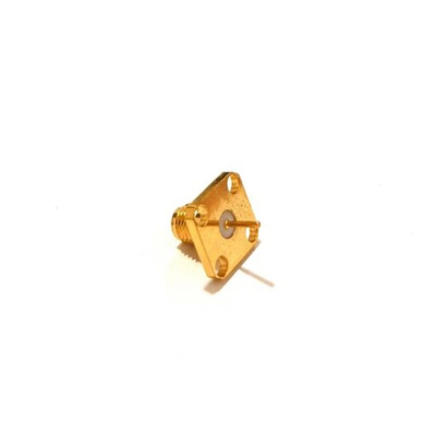 RS PRO, jack Flange Mount SMA Connector, 50Ω, Solder Termination, Straight Body
