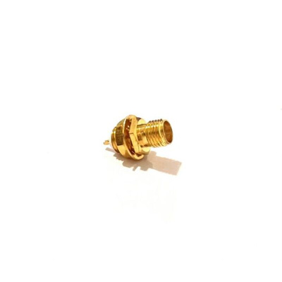 RS PRO, jack PCB Mount SMA Connector, 50Ω, Solder Termination, Straight Body