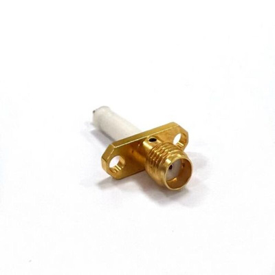 RS PRO, jack Flange Mount SMA Connector, 50Ω, Solder Termination, Straight Body