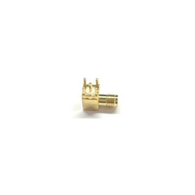RS PRO, jack PCB Mount SMA Connector, 50Ω, Solder Termination, Right Angle Body