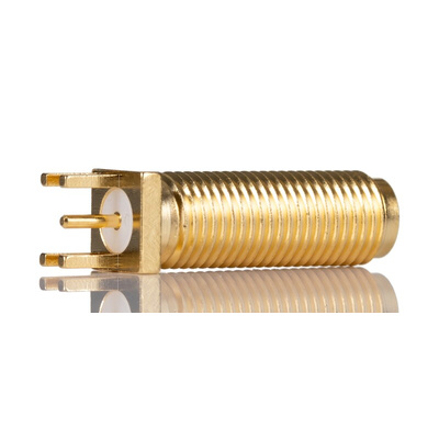 RS PRO, jack Panel Mount SMA Connector, 50Ω, Solder Termination, Straight Body
