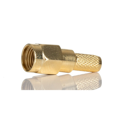 RS PRO, Plug Cable Mount SMA Connector, 50Ω, Crimp Termination, Straight Body