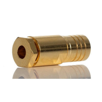 RS PRO, jack Cable Mount SMB Connector, 50Ω, Clamp Termination, Straight Body