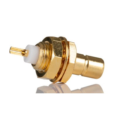 RS PRO, Plug Panel Mount SMA Connector, 50Ω, Solder Termination, Straight Body