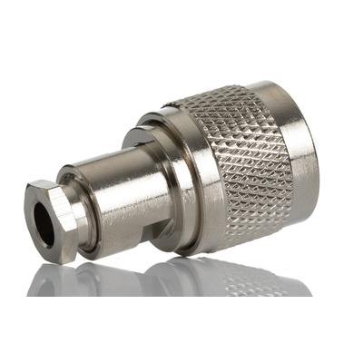 RS PRO, Plug Cable Mount N Connector, 50Ω, Clamp Termination, Straight Body