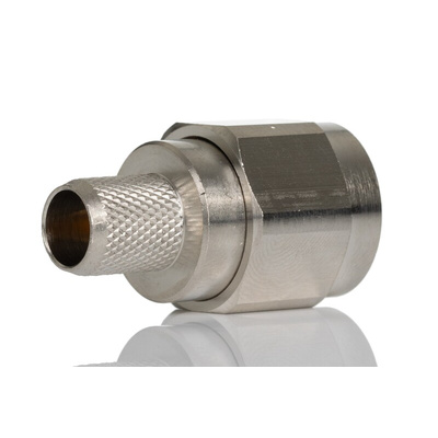 RS PRO, Plug Cable Mount N Connector, 50Ω, Crimp Termination, Straight Body