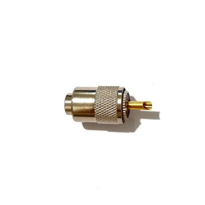 RS PRO, jack Cable Mount UHF Connector, 50Ω, Solder Termination, Straight Body