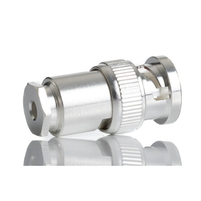 RS PRO, Plug Cable Mount BNC Connector, 50Ω, Clamp Termination, Straight Body