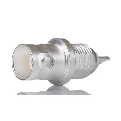 RS PRO, jack Panel Mount BNC Connector, 50Ω, Solder Termination, Straight Body