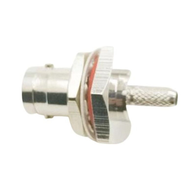 RS PRO, Plug Cable Mount BNC Connector, 50Ω, Crimp Termination, Straight Body