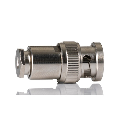 RS PRO, Plug Cable Mount BNC Connector, 50Ω, Clamp Termination, Straight Body