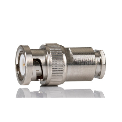 RS PRO, Plug Cable Mount BNC Connector, 50Ω, Clamp Termination, Straight Body